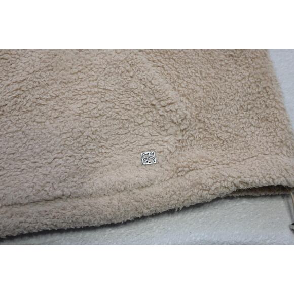 Calvin Klein 1/4 Zip Sherpa Sweater Jacket 1/4 Zip Fleece Womens Medium - Picture 6 of 14